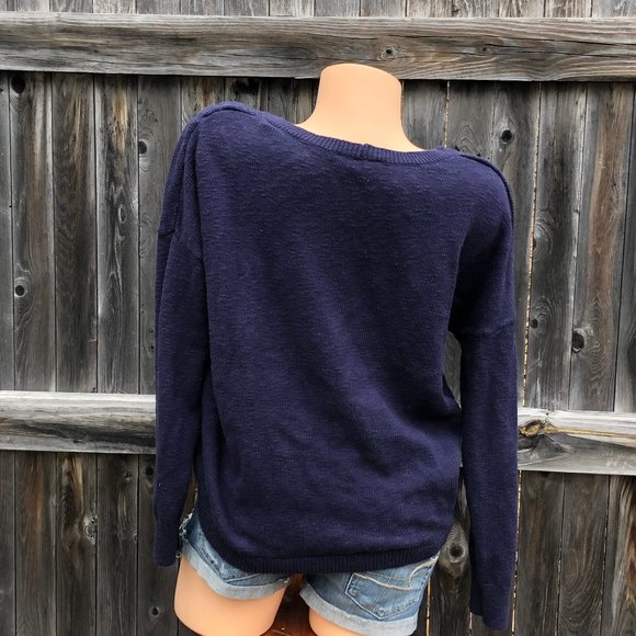 EXPRESS lightweight sweater with side tie detail - Picture 6 of 8